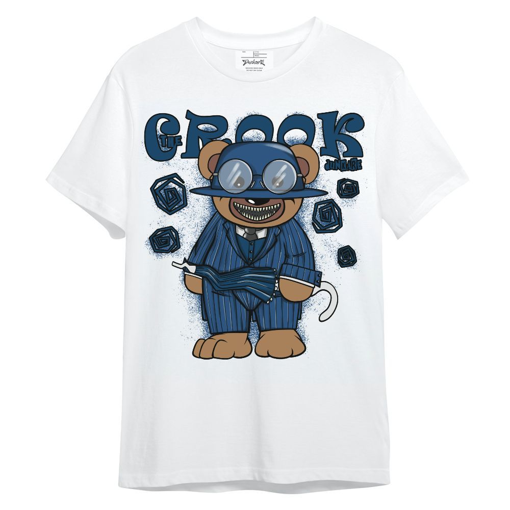 Shirt To Match High OG Midnight Navy 1s - Swindler Bear Unisex Shirt