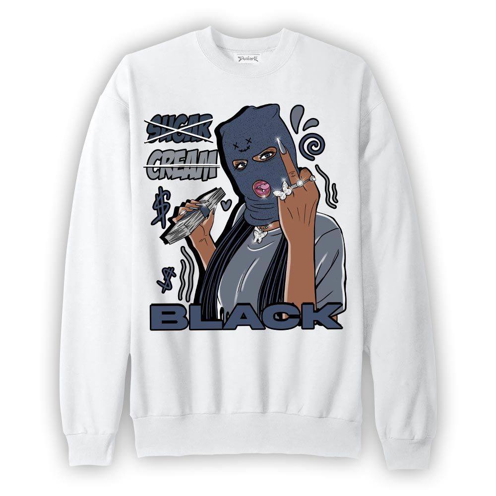 Sweatshirt To match Low Diffused Blue 11s Sweatshirt - Black Sugarcream Unique Graphic