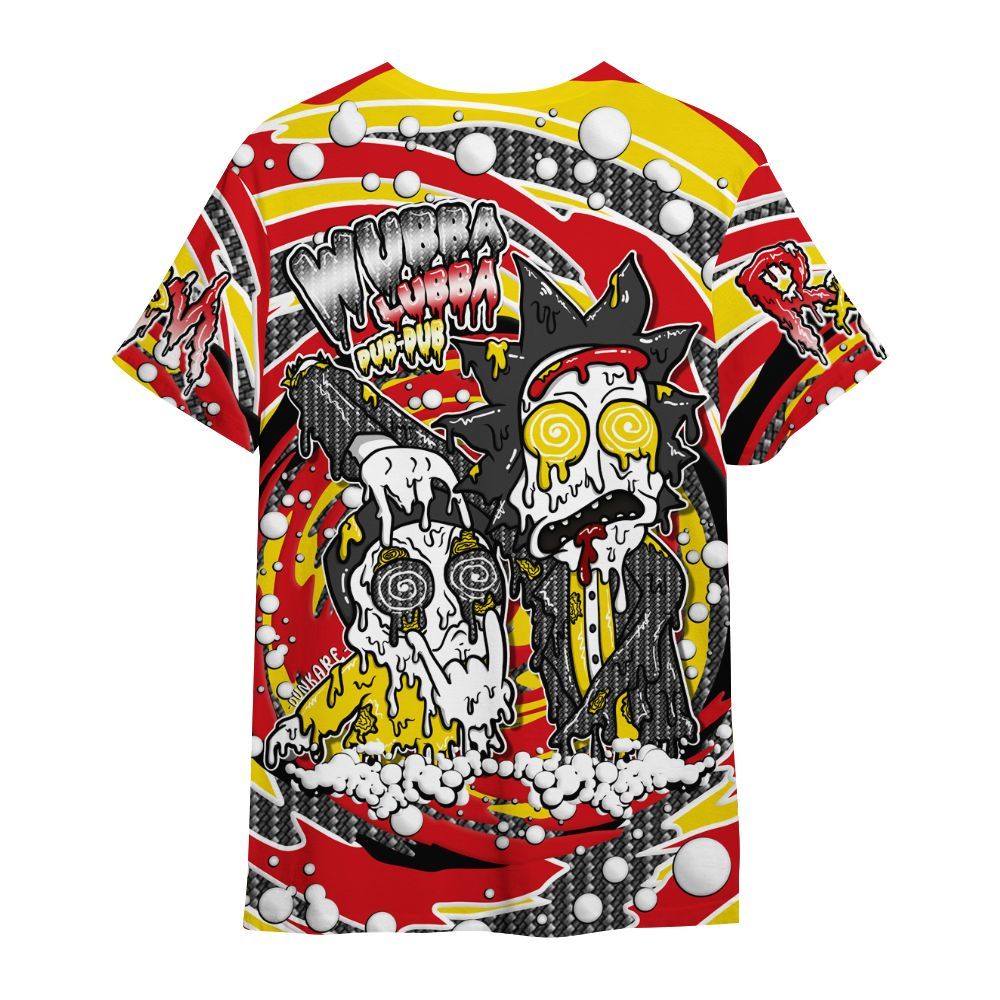 Shirt To Match Ferrari 14s - Wubba Rick Drip All Over Print