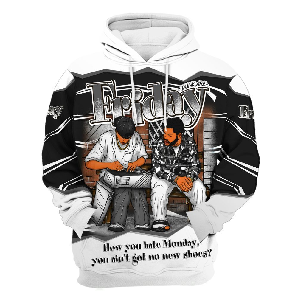 Hoodie To Match Low Black Pack 14s - Friday Movie 90s TV All Over Print