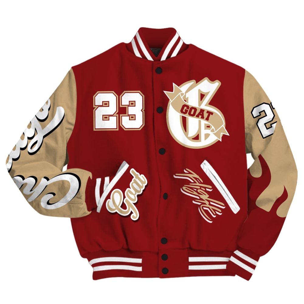 Varsity Jacket To Match Bin 23 3s - The G.O.A.T Streetwear All Over Print