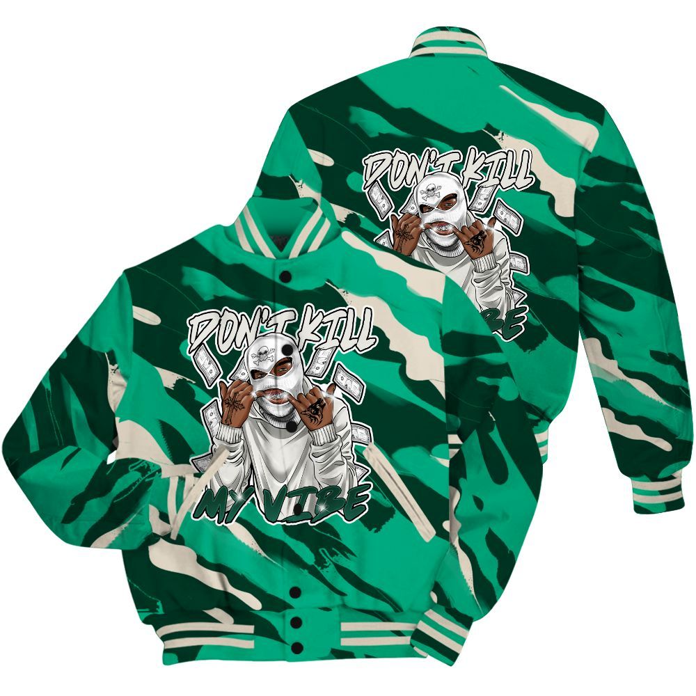 Varsity Jacket To Match Oxidized Green 4s Shirt - Vibe.Unique Colored All Over Print