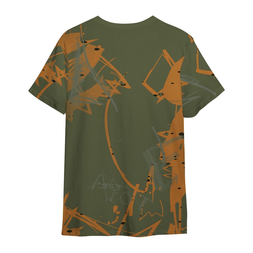 Shirt To Match Olive 5s - Allen Answer Skeleton Messyz All Over Print