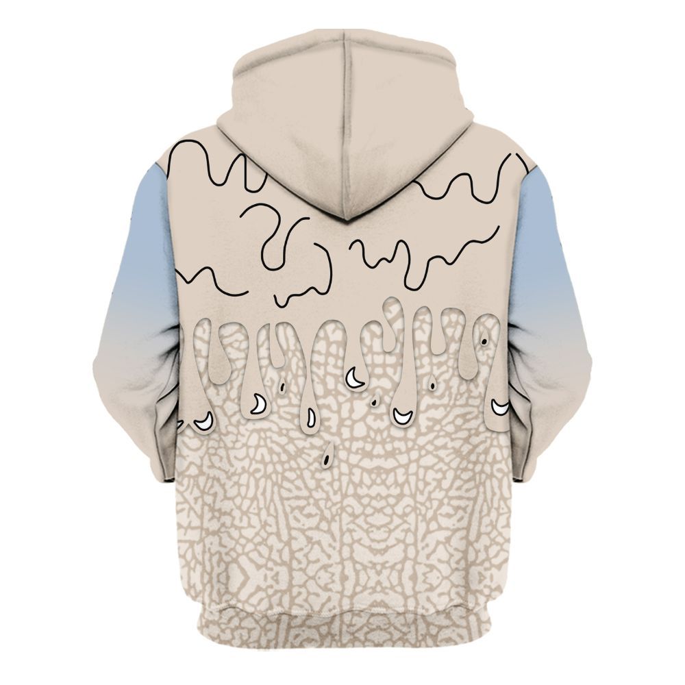 Hoodie To Match Desert Sand 3s - Snake Trust No One Drip All Over Print