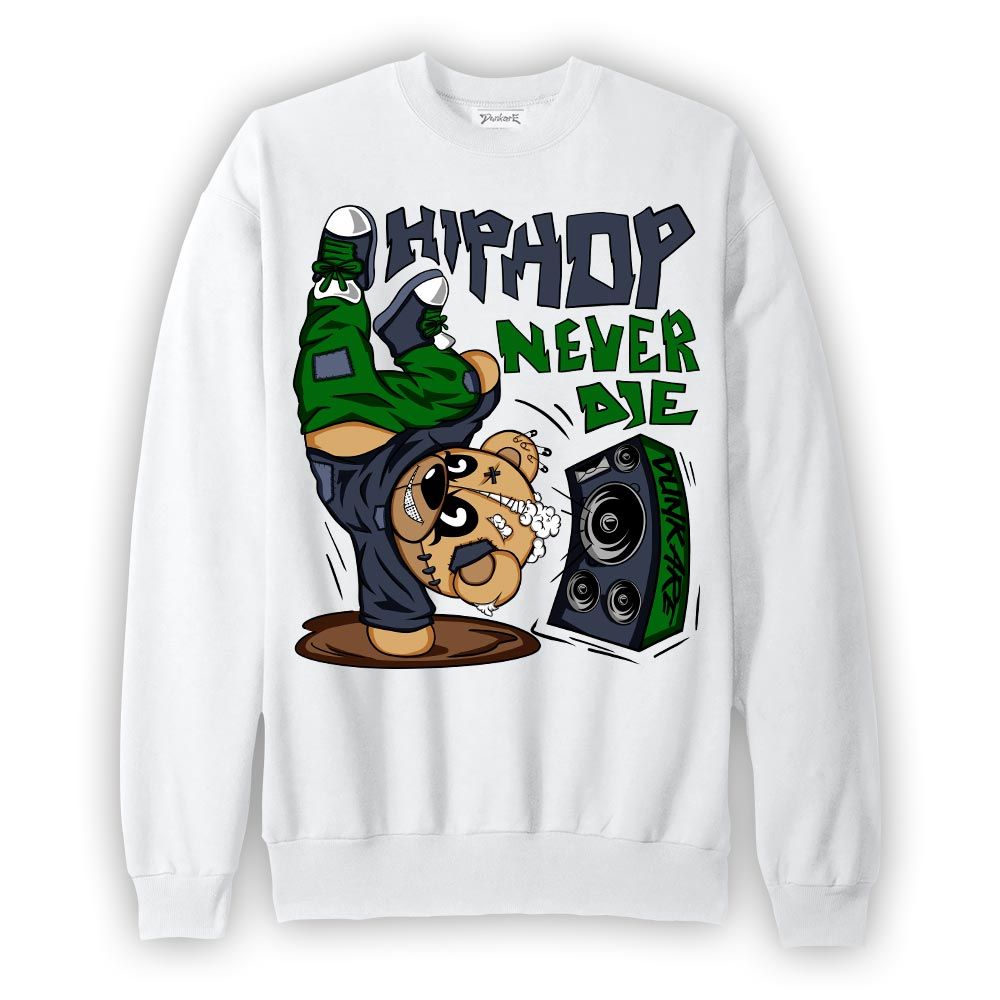 Sweatshirt To match Midnight Navy 13s Sweatshirt - Hiphop Bear Graphic