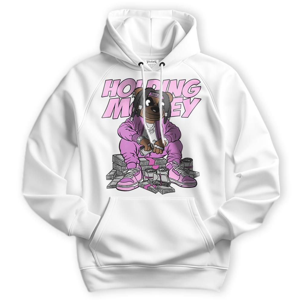 Sweatshirt To Match Hyper Violet 4s Hoodie - Possessing Moneys Bear Hoodie Unisex