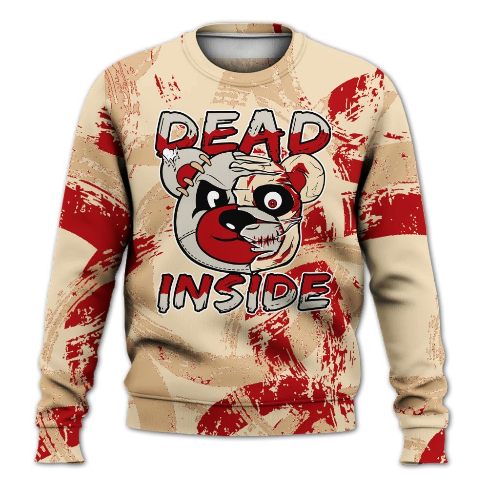 Sweatshirt To Match Dunk Low Strawberry Waffle - Lifeless Bear Circle Slpash All Over Print