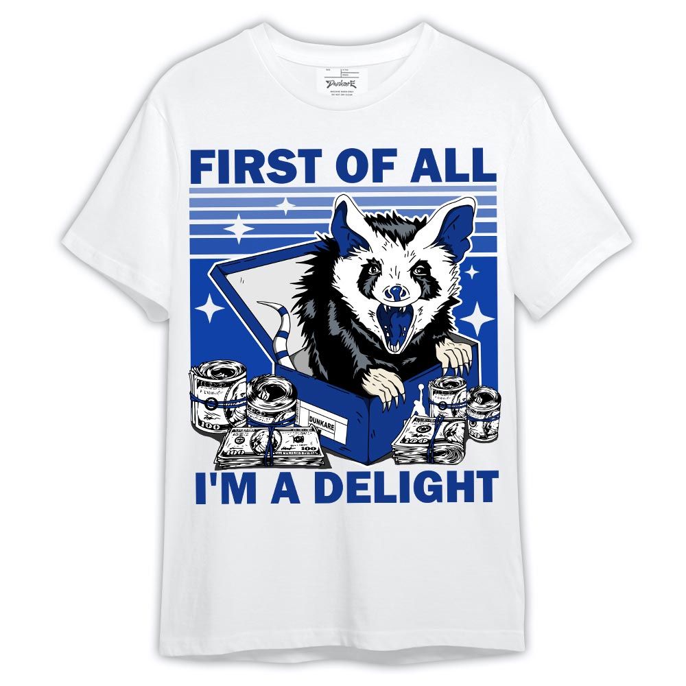 Shirt To Match Air Foamposite One Royal - Opossum I'm A Delight Shirt Outfit