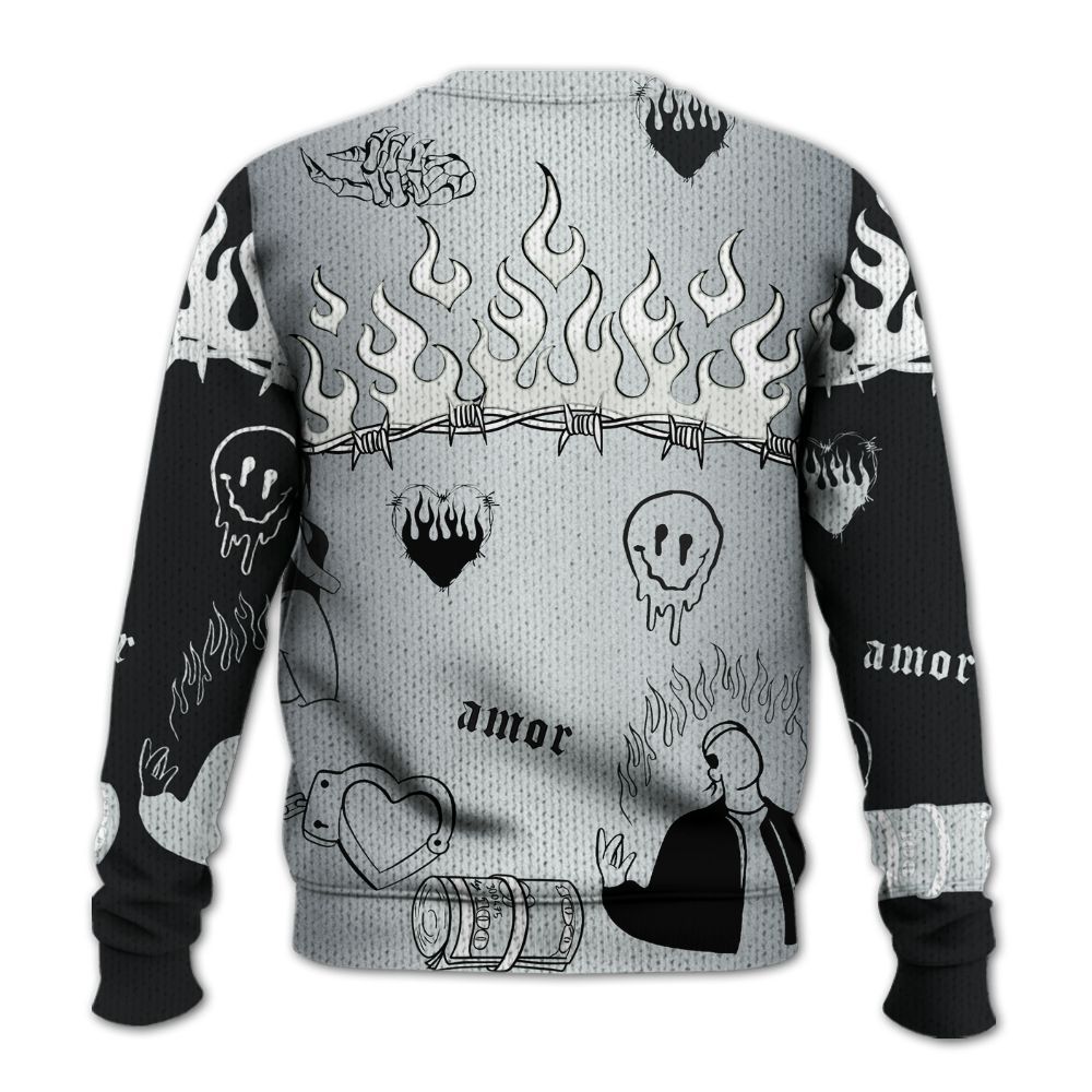 Sweater To Match Cap And Gown 6s - Snake Trust No One Graphic