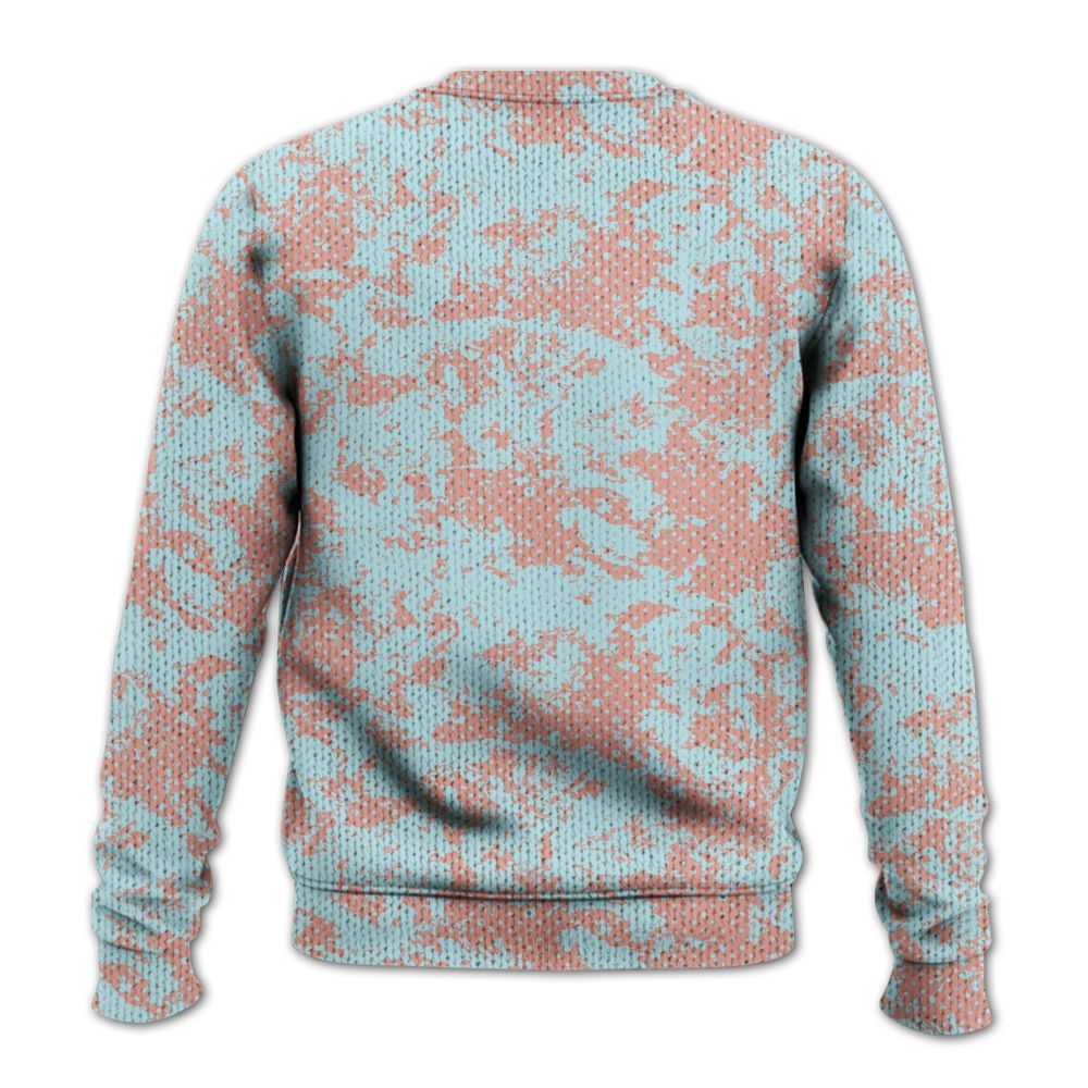 Knitted Sweater To Match Dunk Low Glacier Arctic - Show Me The Money Retro