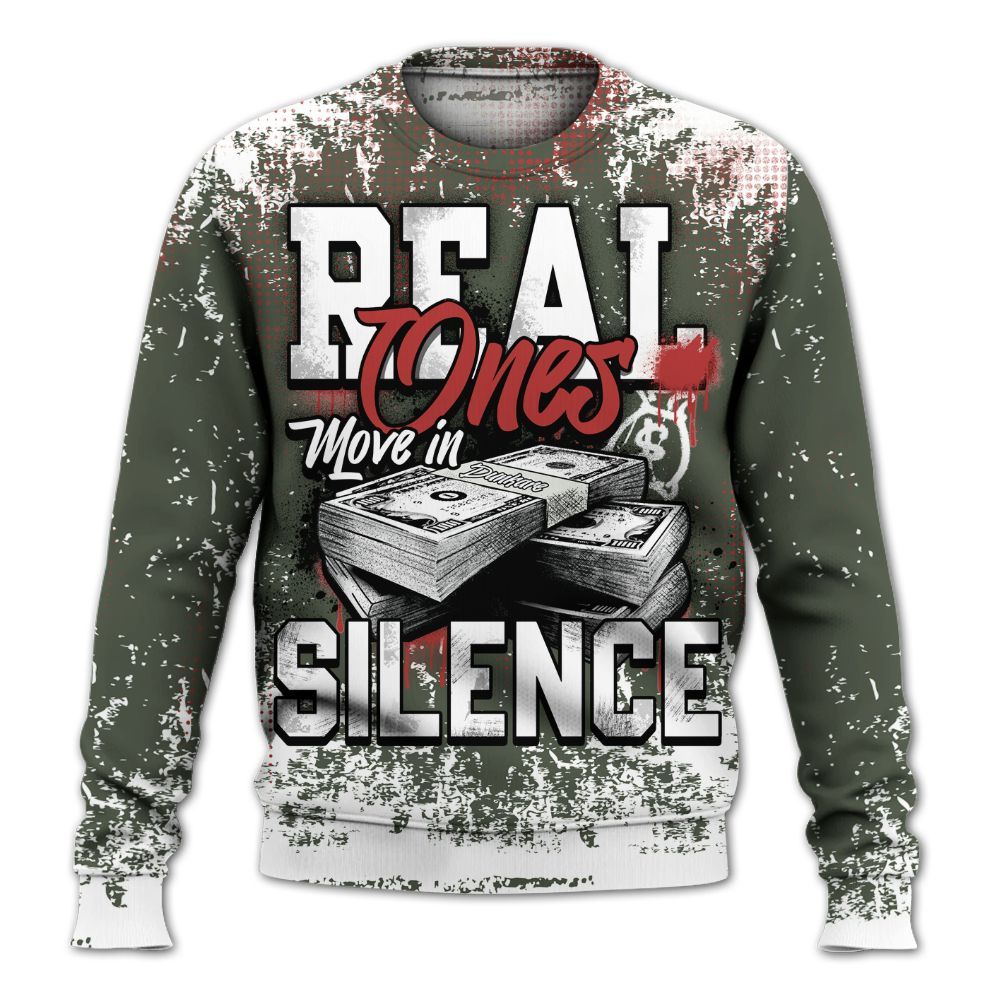 Sweatshirt To Match Air Force 1 Low Year Of The Snake Shirt, Move In Silence Money Street Retro All Over Print