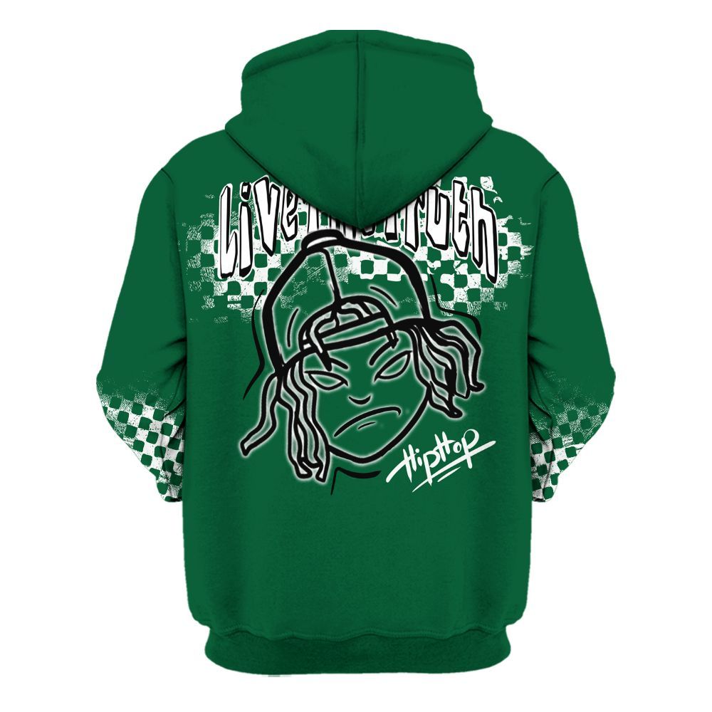 Hoodie To Match High Gorge Green 1s - Feel Life Street Style All Over Print