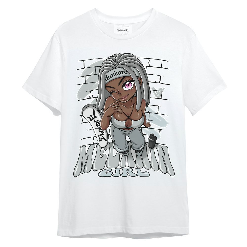 Shirt To Match Black Wolf Grey 12s - MelaninGirl Unique Unisex Shirt