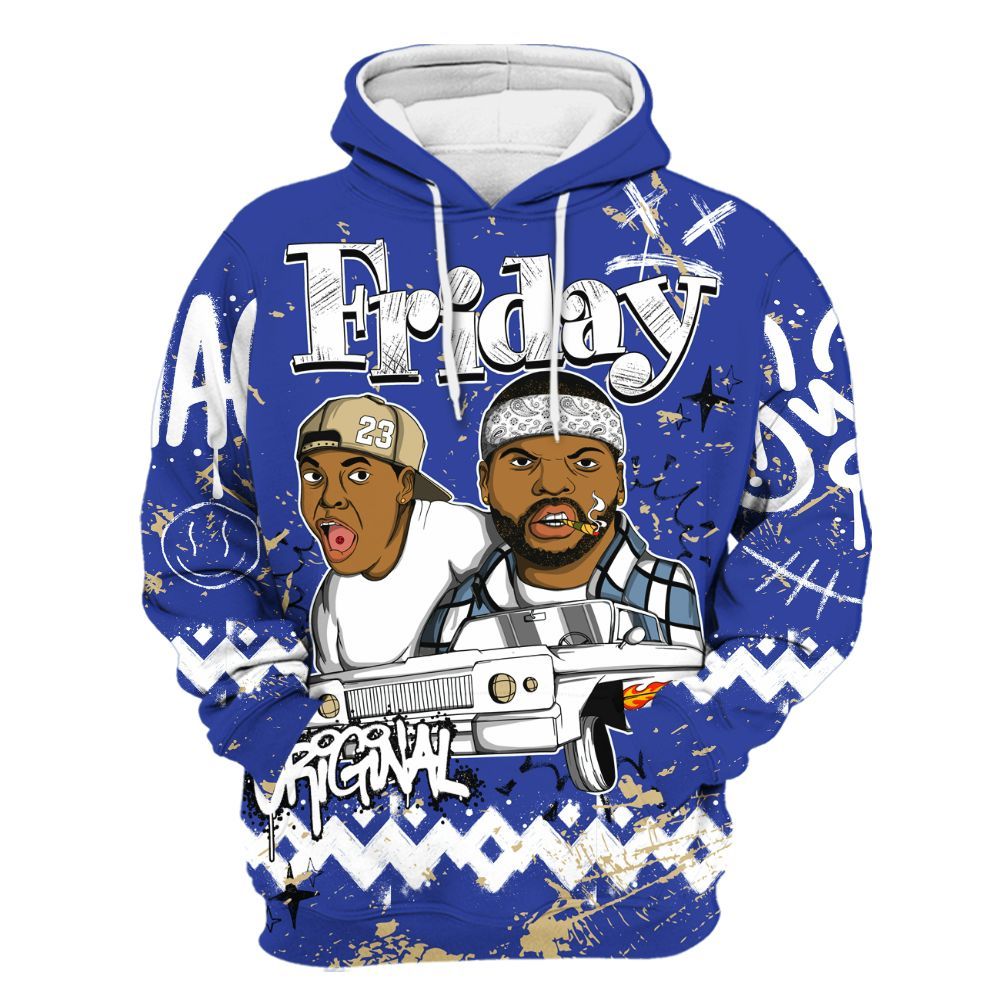 Hoodie To Match Air 180 Concord - Friday Sneaker Crayon All Over Print