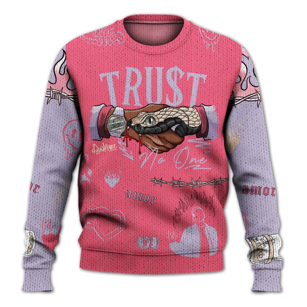 Sweater To Match Peanut Butter Jelly 5s - Snake Trust No One Graphic
