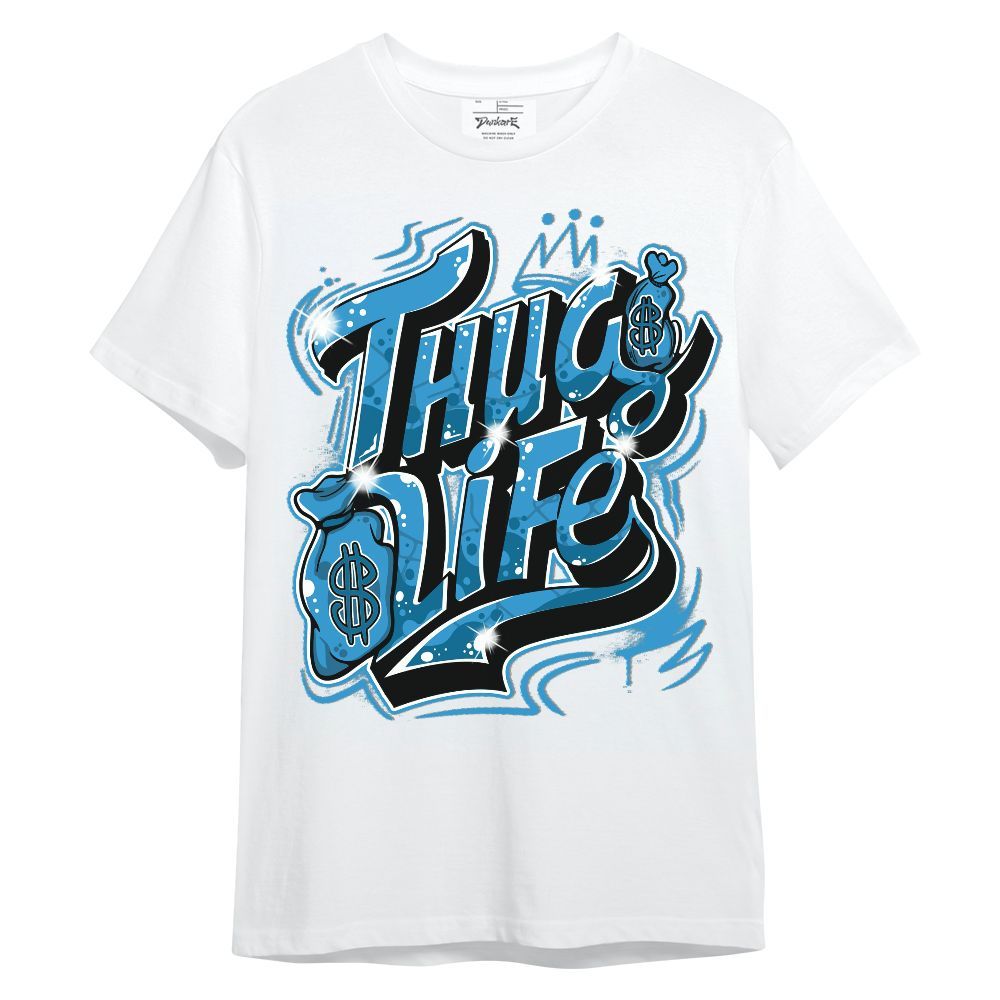 Shirt To Match Powder Blue 9s - Free Thug Living Graphic Unisex Shirt