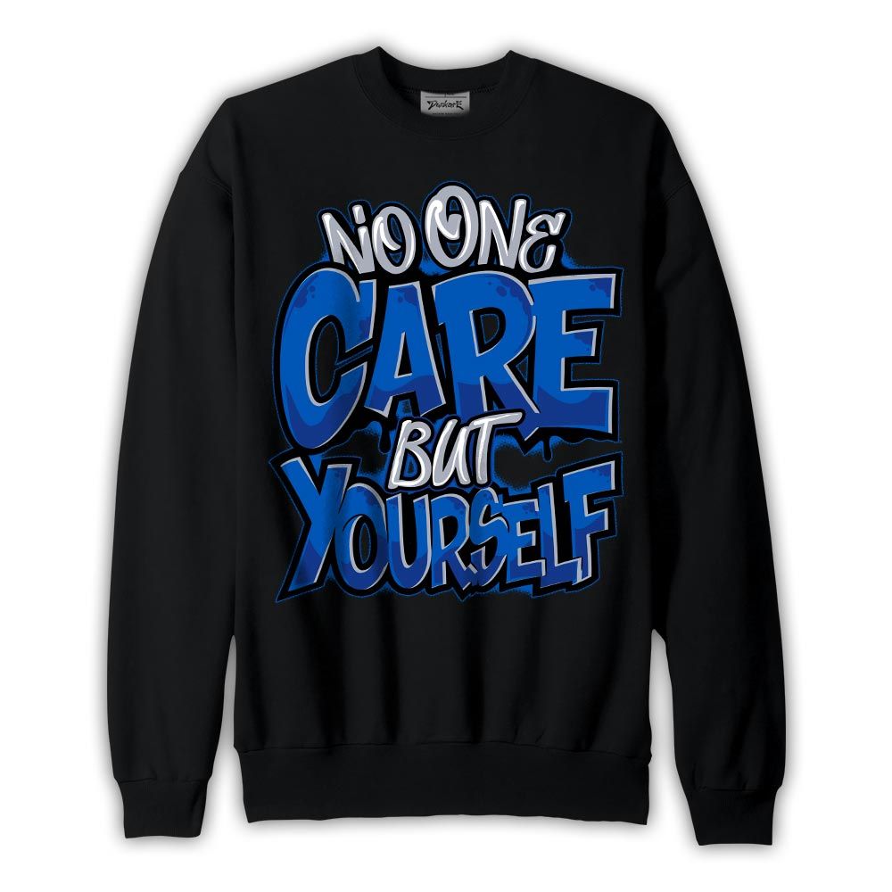 Sweatshirt To match Air Foamposite One Royal Sweatshirt - Cares Yourself Graphic Graphic