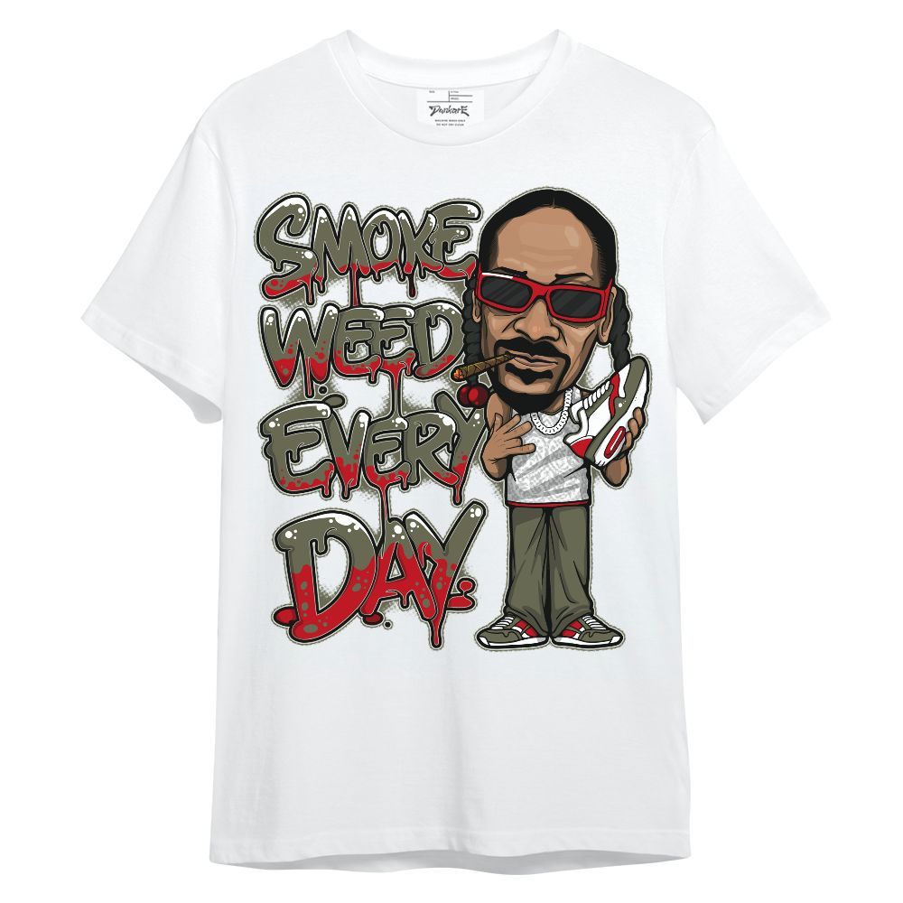 Shirt To Match Travis Scott Low OG Medium Olive 1s - Smoking Every Day Graphic Unisex Shirt