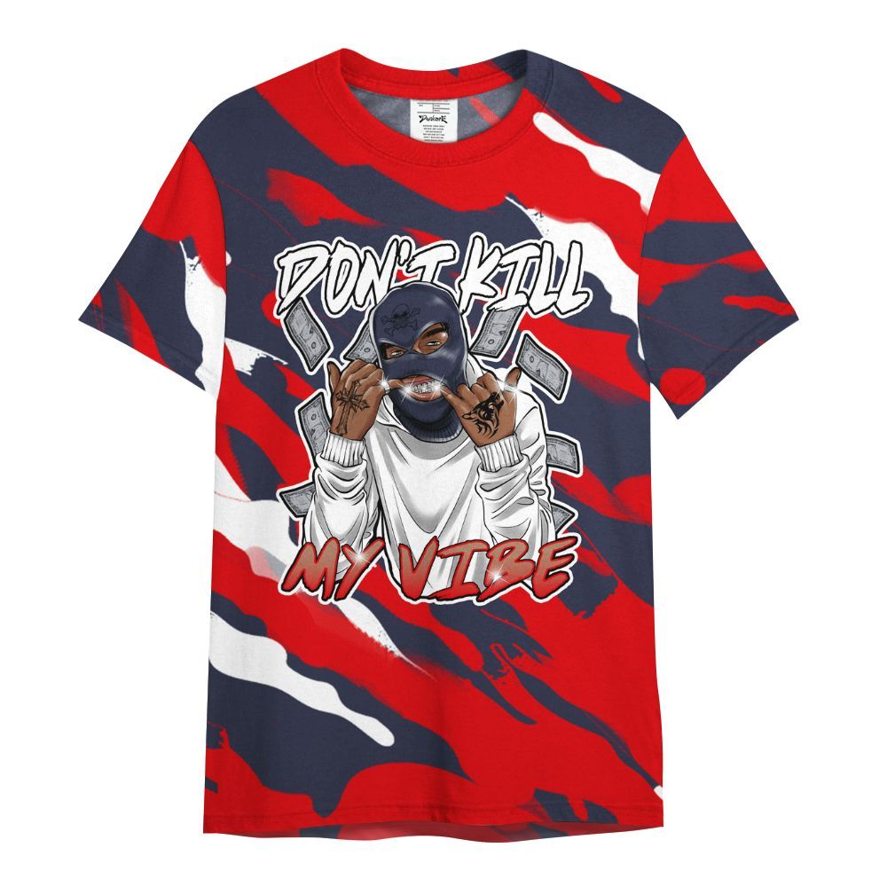 Shirt To Match Low OG Howard Bison 1s - Vibe.Unique Colored All Over Print