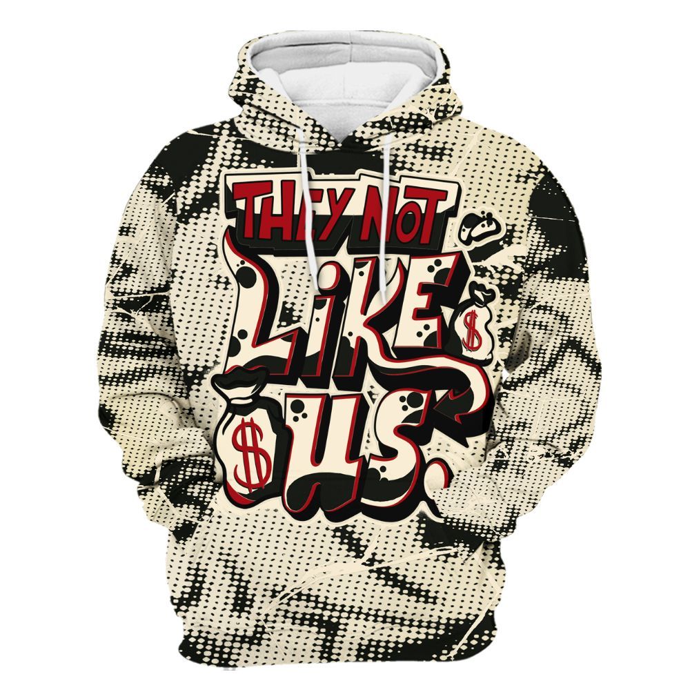 Hoodie To Match Retro Low OG Nitro 1s - Dislike Us Crack All Over Print
