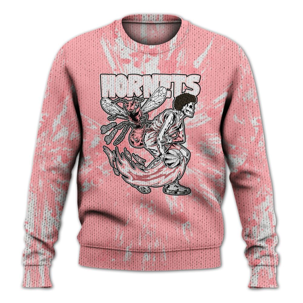 Knitted Sweater To Match Retro Wings 3s - Hornets Skeleton Luxury
