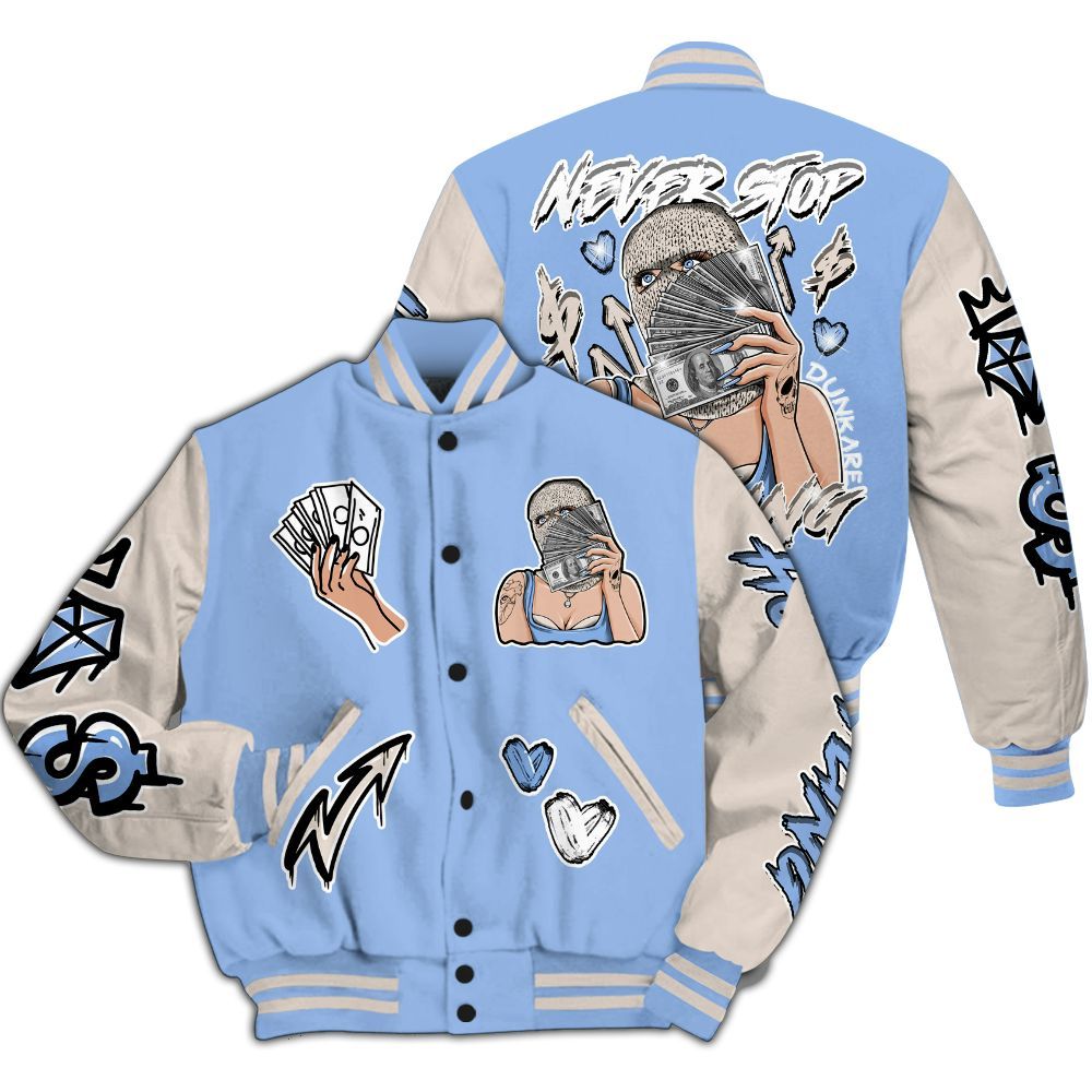 Varsity Jacket To Match Air Max 1 Royal Pulse - Hustling Unique All Over Print