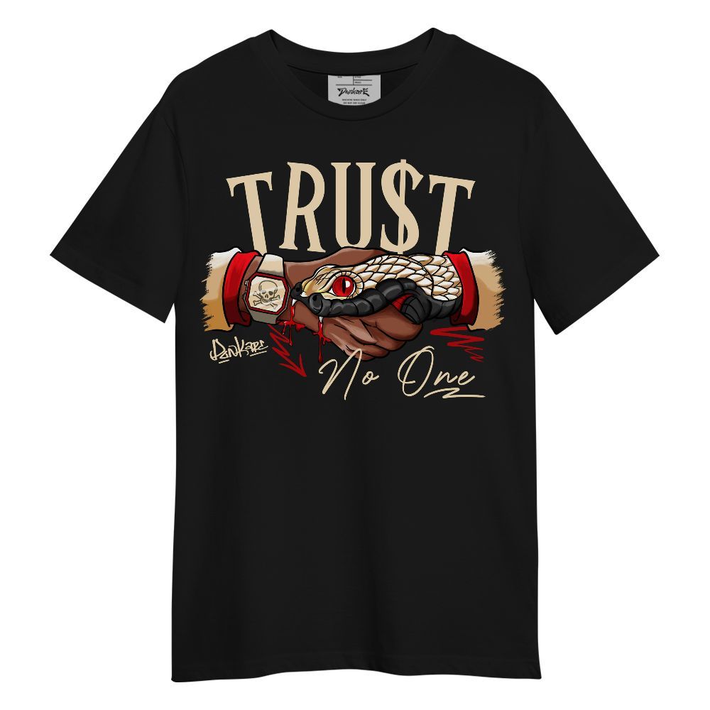 Shirt To Match Dunk Low Strawberry Waffle - Snake Trust No One Graphic Unisex Shirt