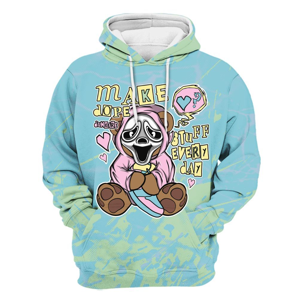 Hoodie To Match SB Dunk Low Visty - Make Dopes Bear Profound All Over Print
