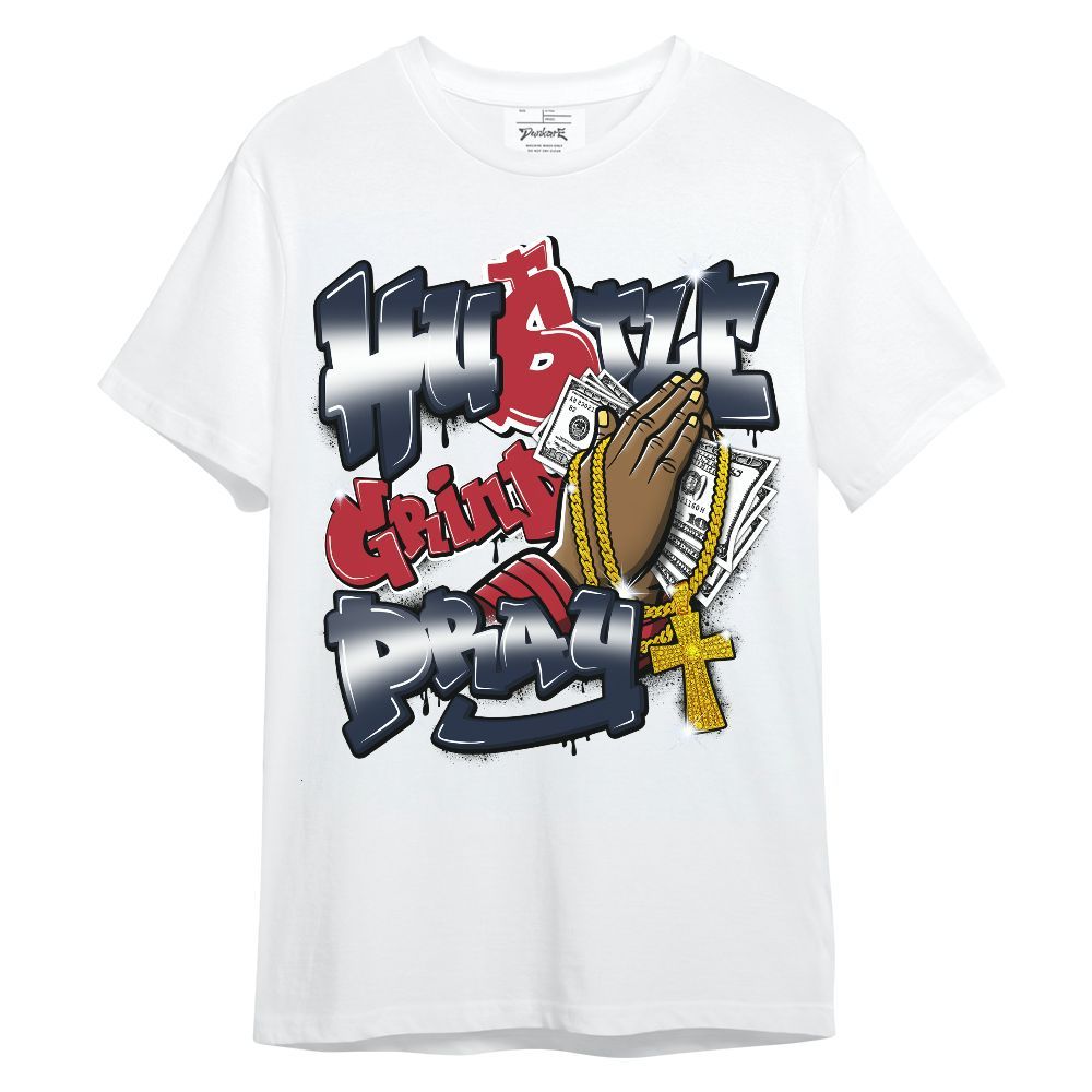 Shirt To Match Dunk Low COJP What The 2024 - Hustle, Money Pray Unisex Shirt