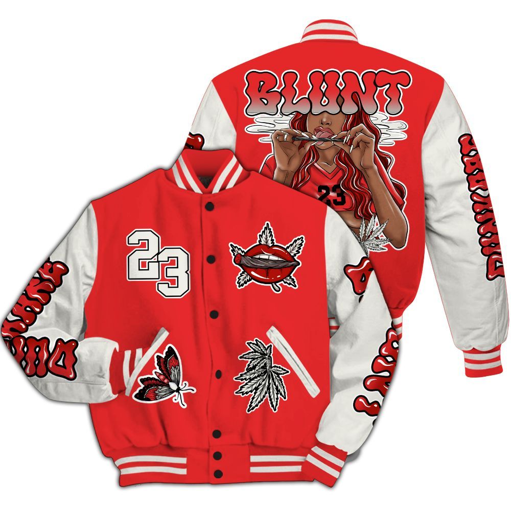 Varsity Jacket To Match Air Max 1 Jacquemus Red - Bluntz Unique All Over Print