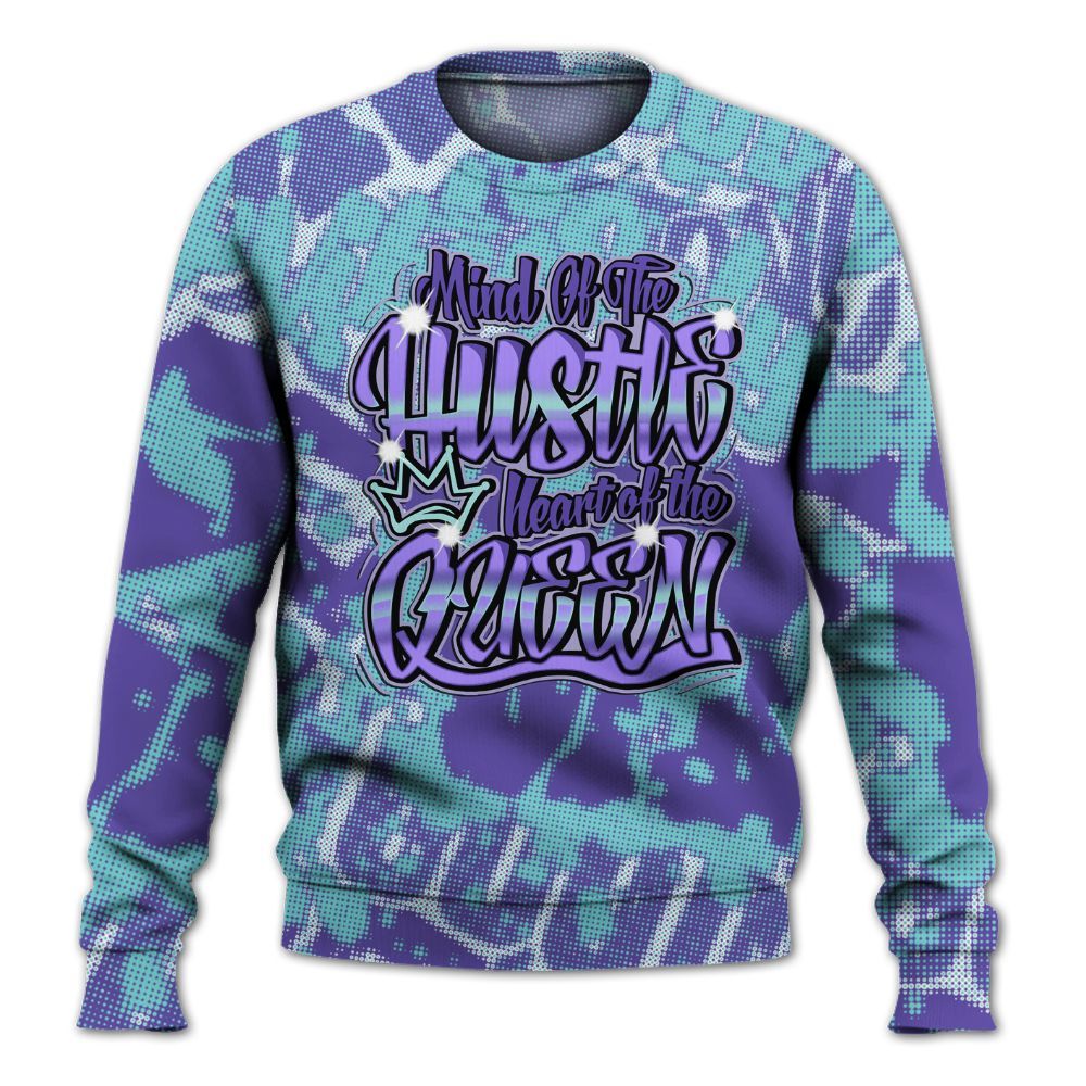 Sweatshirt To Match Low Hornets 1s - Hustles Heart Queens Street All Over Print