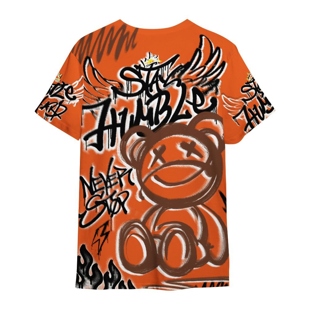 Shirt To Match High OG Starfish 1s - Humble Drip Streetwear Graffity All Over Print