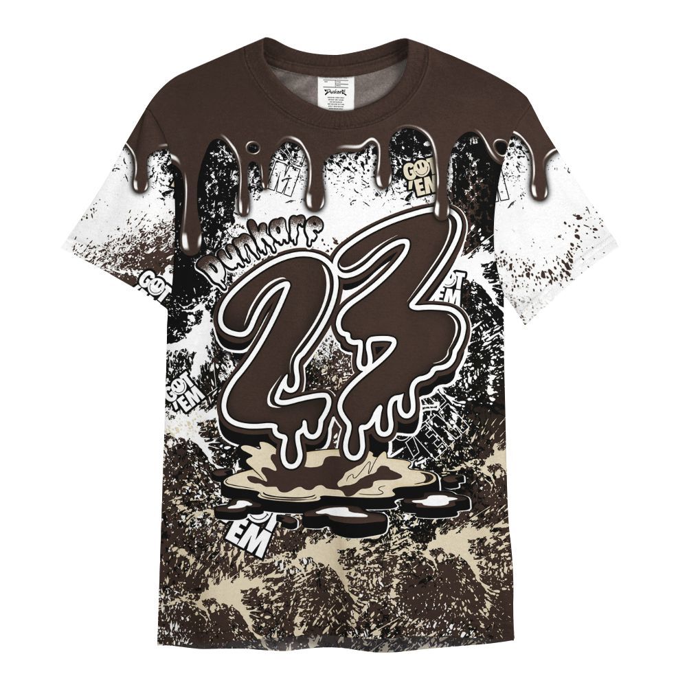 Shirt To Match 2025 Retro Earth 5s - Dripping 23 Drip All Over Print