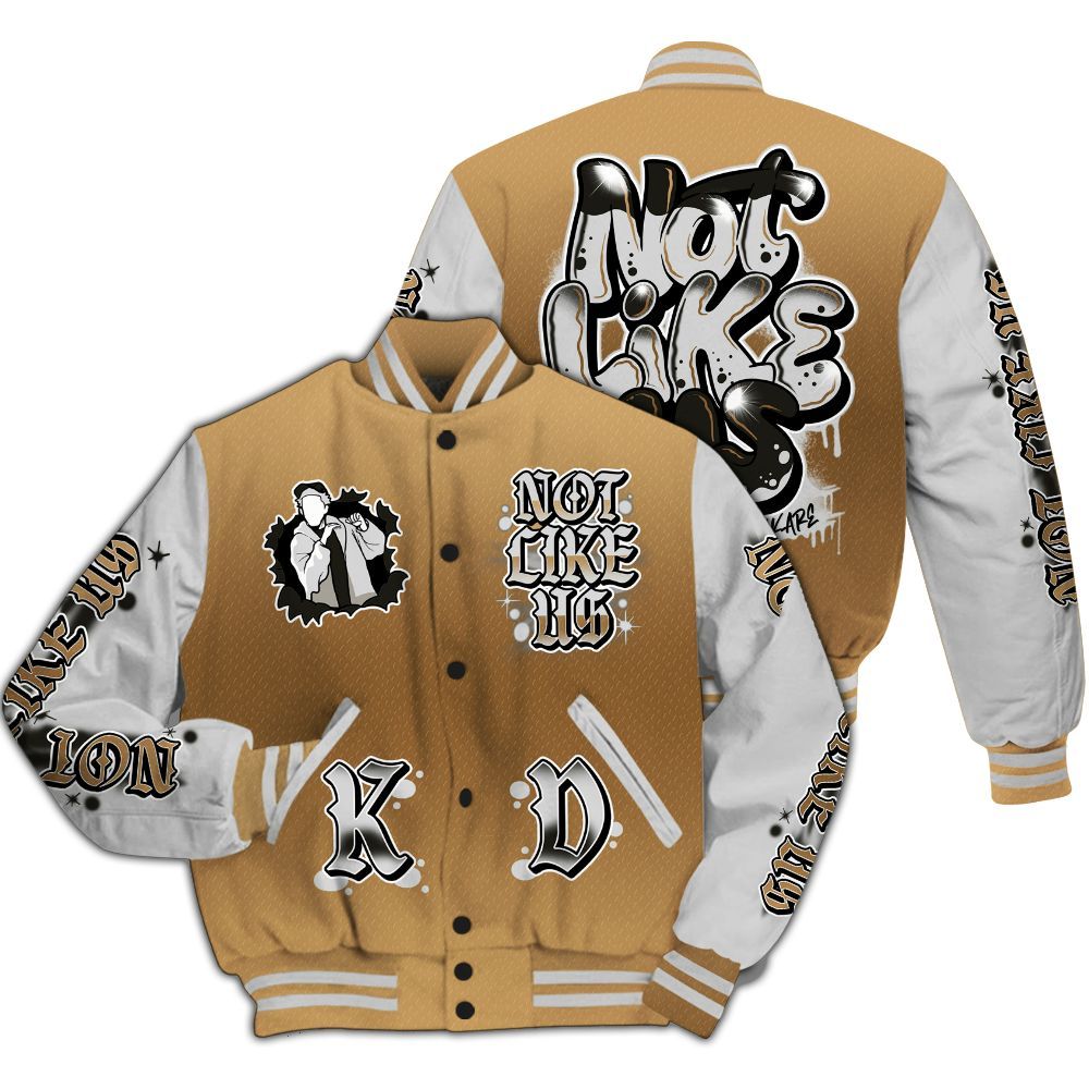 Varsity Jacket To Match Air Max DN Golden Bullet - None Like Us Graphic All Over Print
