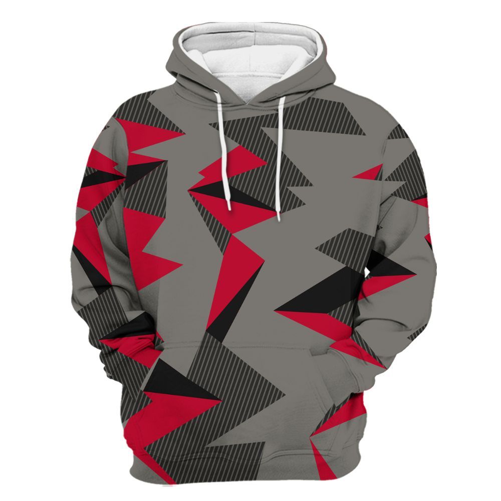 Hoodie To Match Shadow 2025 10s Shirt, Geometric Camouflage Pattern All Over Print