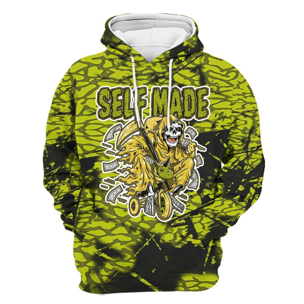 Hoodie To Match Dunk Low QS Halloween Skull - Self Make Skeleton Profound All Over Print