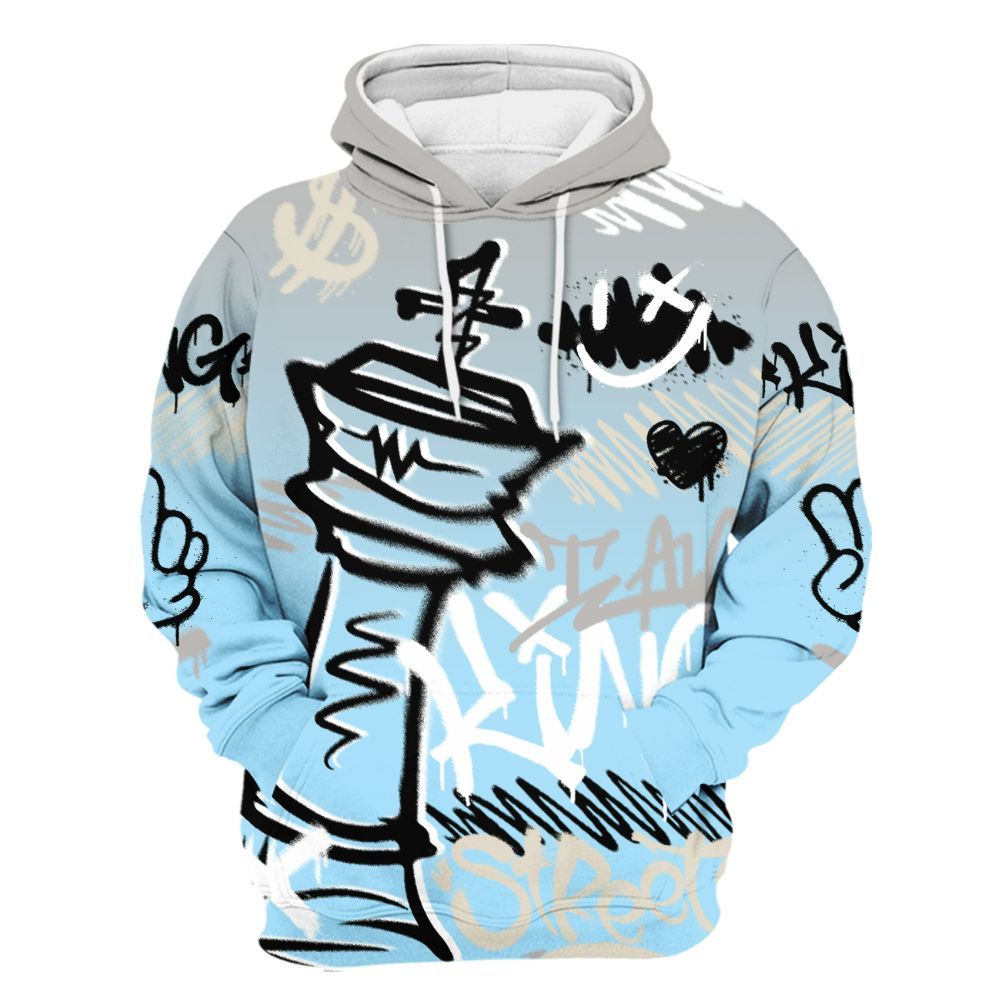 Hoodie To Match Retro SoleFly 13s - Street King Chess Streetwear All Over Print