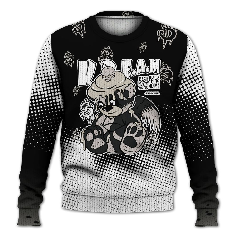 Knitted Sweater To Match Retro Reverse Metallic 5s - Loot Bear Unique Drip