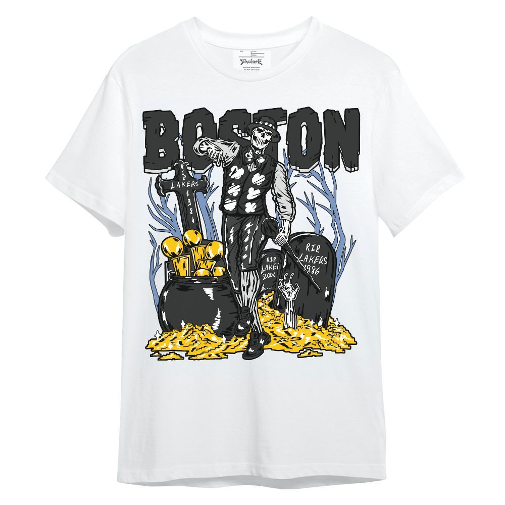 Shirt To Match Mid Space Jam 1s - Goldrush Skeleton Unisex Shirt
