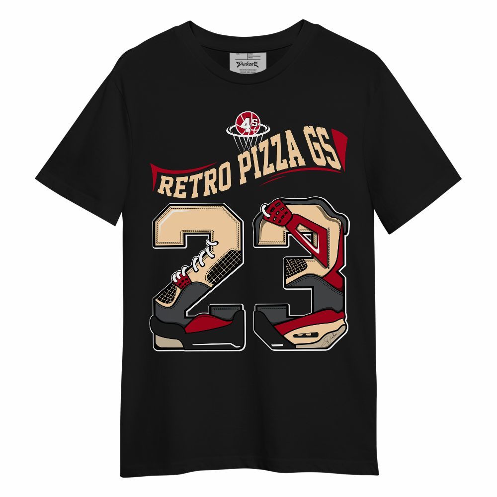 Shirt To Match Retro Pizza GS 4s - Number 23 Style 4s Graphic