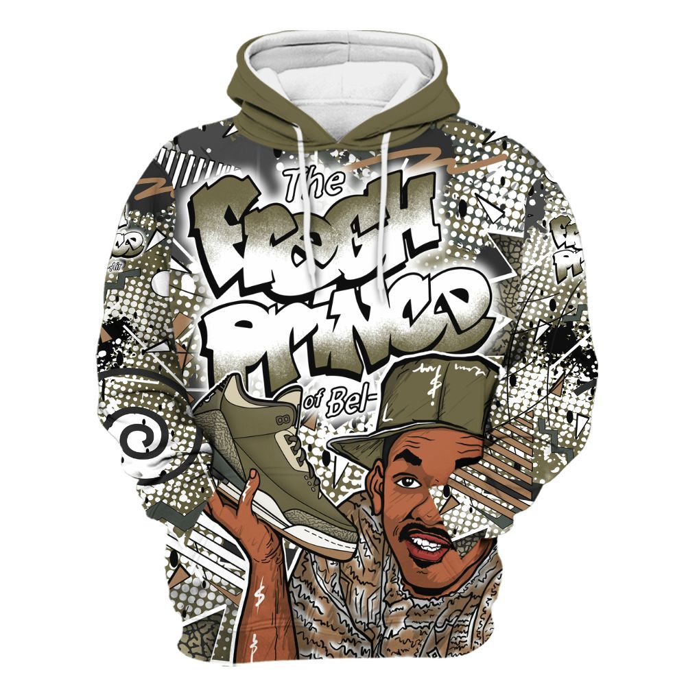 Hoodie To Match Retro Family Affair 3s - Fresh Sneaker 90s All Over Print