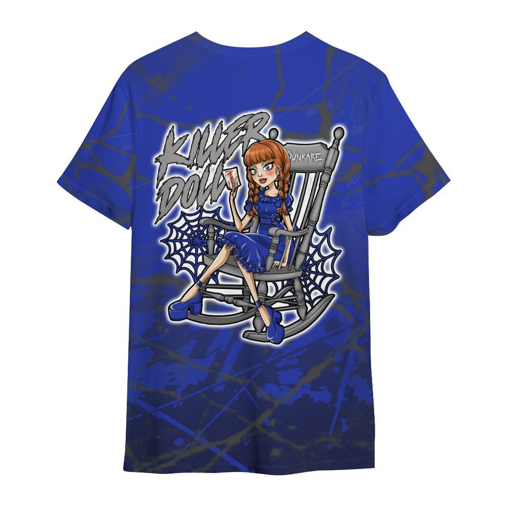 Shirt To Match Air Max Plus Black Racer Blue - Killer Doll-A Halloween Profound All Over Print