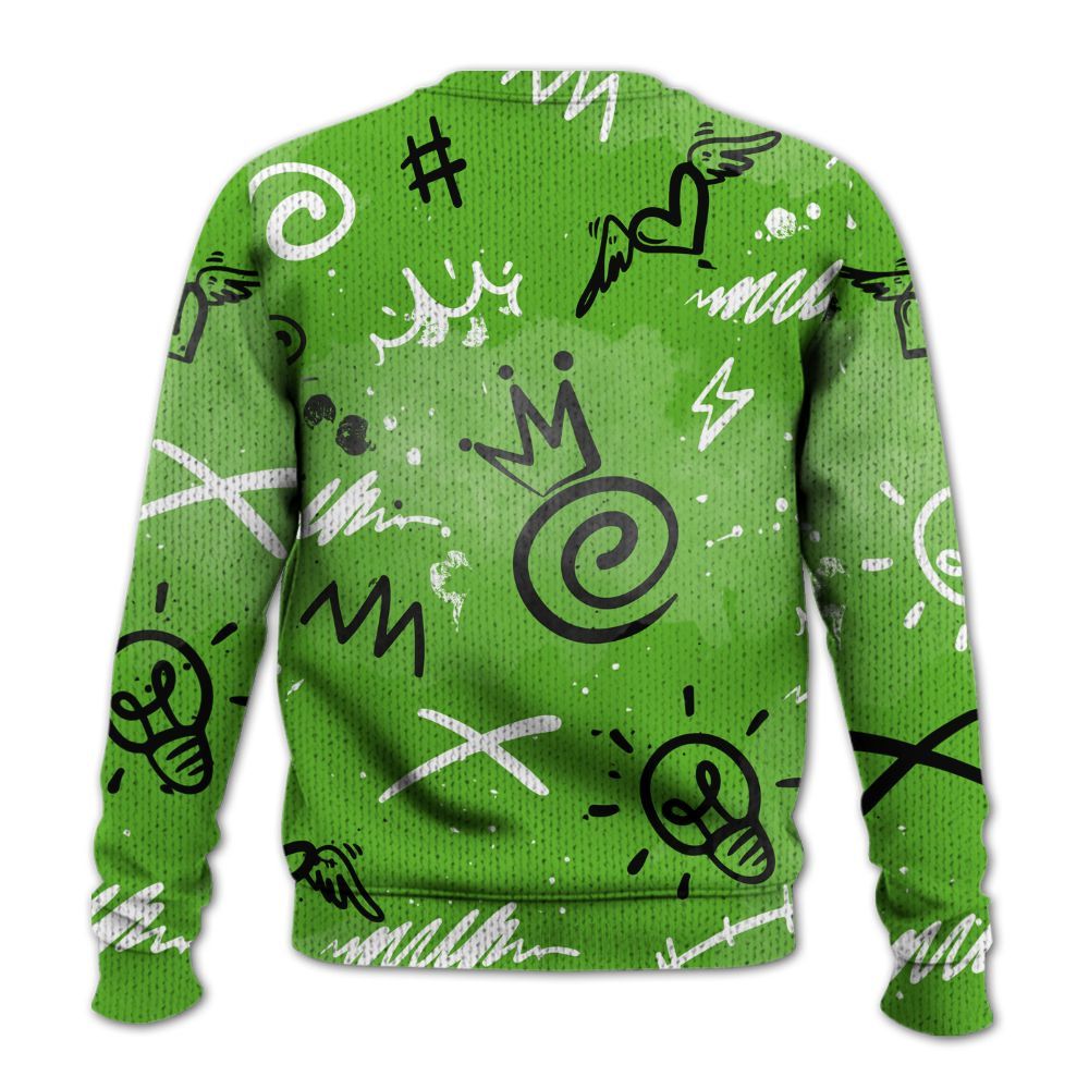 Knitted Sweater To Match Air Foamposite One Volt - Drip Built Di2ferent