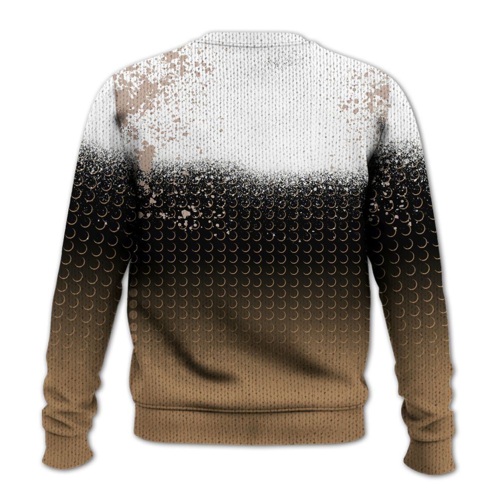 Knitted Sweater To Match Kobe 4 Gold Medal - Halftone Time Is Money
