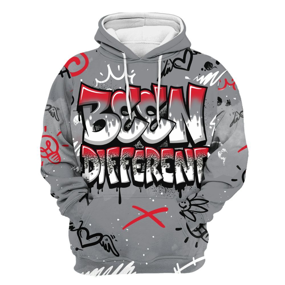 Hoodie To Match Black Cement 3s - Drip Been Di2ferent All Over Print