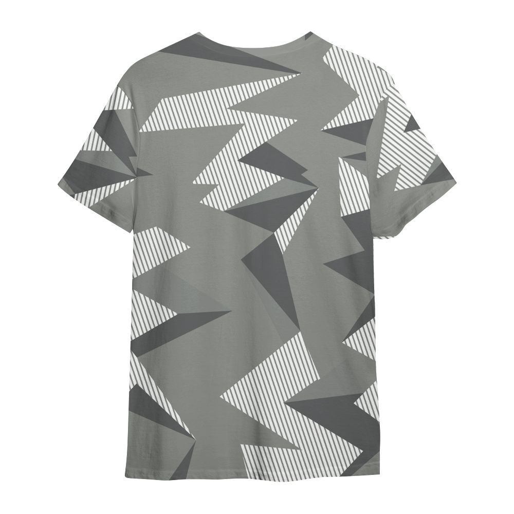Shirt To Match Paris Olympics 4s - Geometric Camouflage Pattern All Over Print