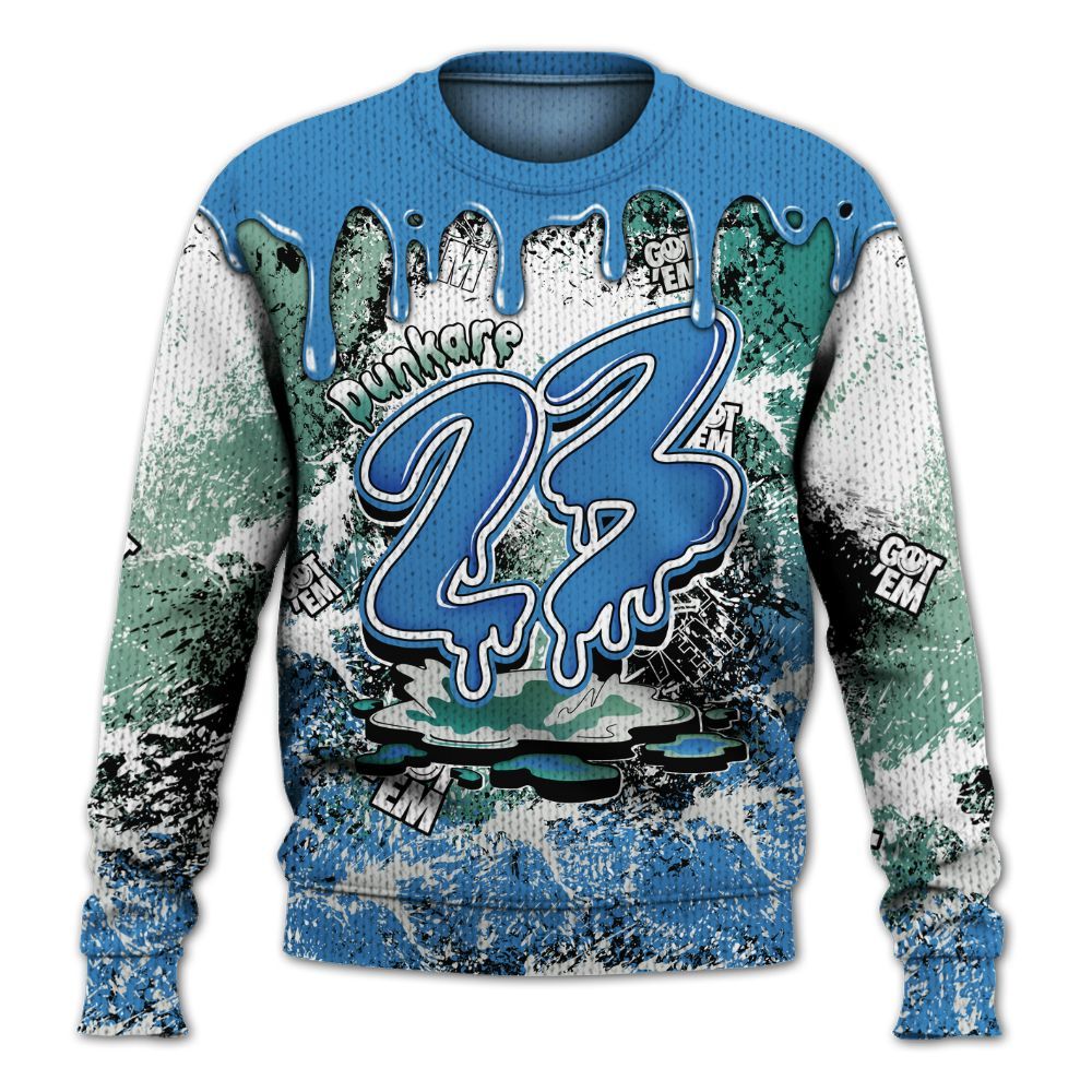 Knitted Sweater To Match Low Carolina 17s - Dripping 23 Drip