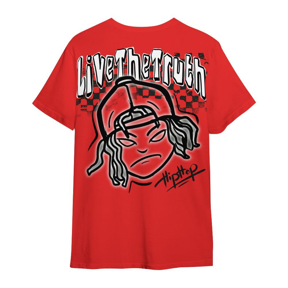 Shirt To Match Red Thunder 4s - Feel Life Street Style All Over Print