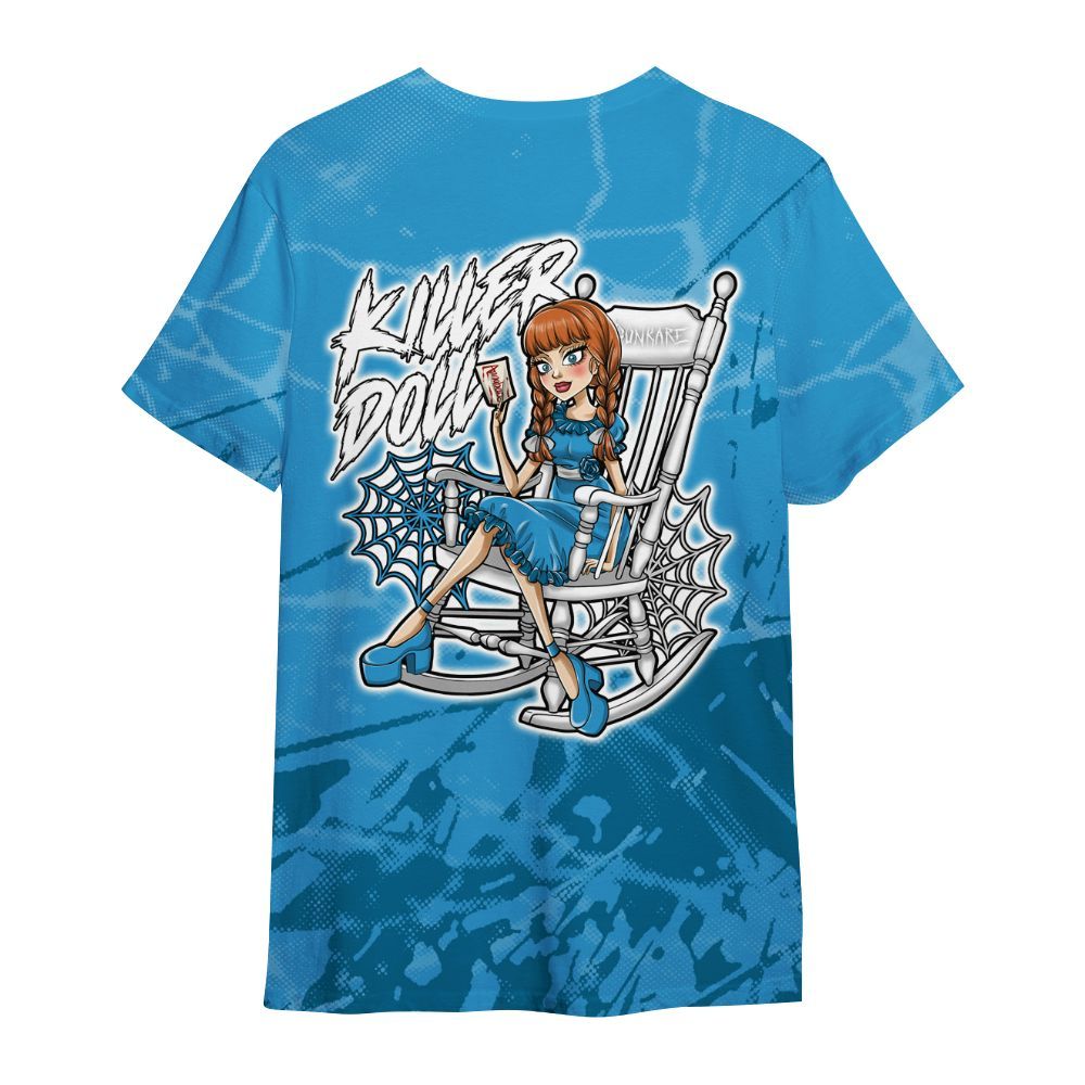 Shirt To Match Powder Blue 9s - Killer Doll-A Halloween Profound All Over Print
