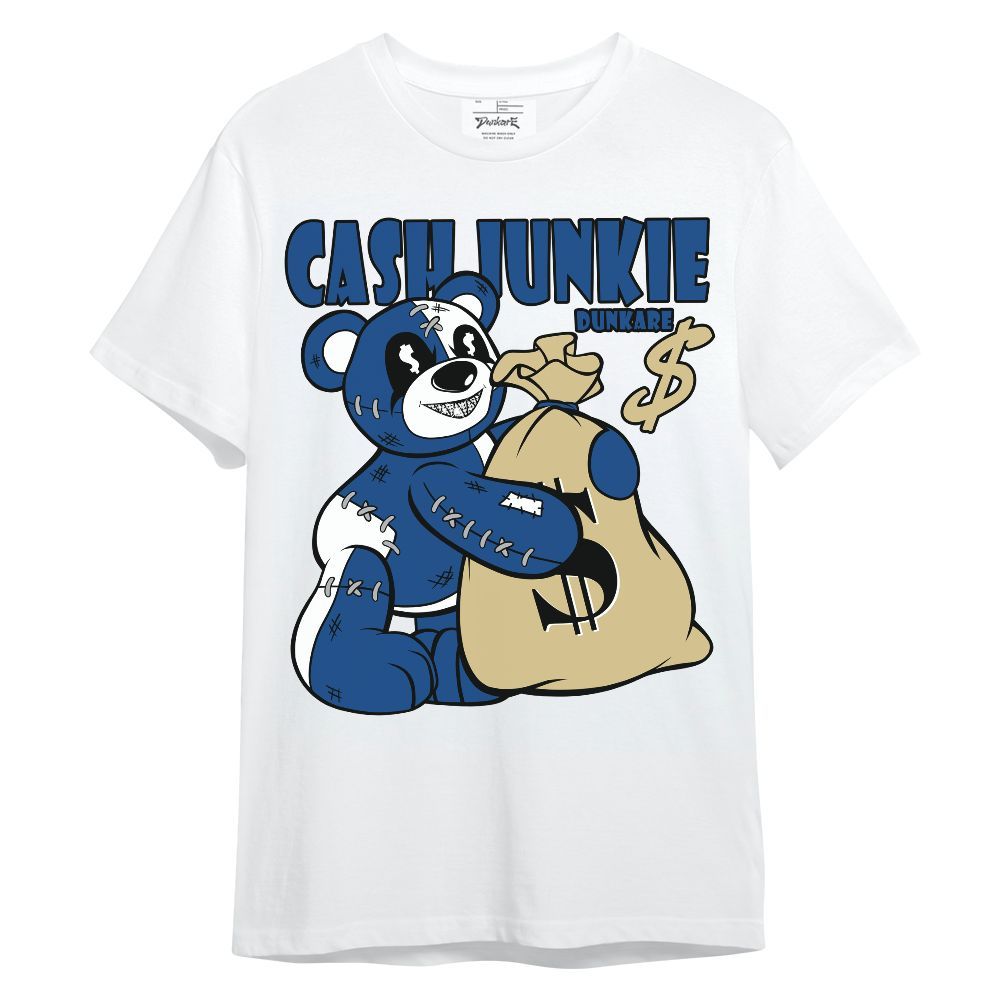 Shirt To Match Air Ship Royal Blue - Cashs Junkie Bear Unisex Shirt